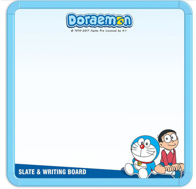 Doraemon 2 In 1 Slate & Writing Board(Multicolor)