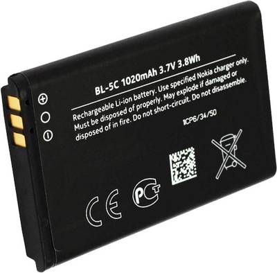 Bailiwick Mobile Battery For  NOKIA Nokia 100, 101, 110, 114, 1100, 1101, 1110, 1112, 1200, 1208, 1209, 1600, 1616, 1650, 1680 classic, 1800, Asha 202, Asha 203, Asha 205, 207, 208, 2300, 2310, 2323 classic, 2330 classic, 2600, 2610, 2626, 2700 classic, 2710 Navigation Edition, 2730 classic, 3100, 3109 classic, 3110 Classic, 3120, 3610 fold, 3650, 3660, 5030 XpressRadio, 5130 XpressMusic, 6030, 6085, 6230, 6230i, 6267, 6270, 6555, 6600, 6630, 6670, 6680, 6681, 6820, 6822, 7600, 7610, C1-00, C1-01, C1-02, C2-00, C2-01, C2-02, C2-03, C2-06, E50, E60, N70, N71, N72, N91, Ngage, Ngage QD, X2-01, X2-05