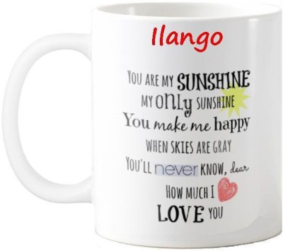 Exocticaa Ilango Love Romantic Quotes 71 Ceramic Coffee Mug(325 ml)