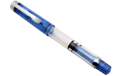 Ledos demonstrator blue piston safari fountain pen Fountain Pen(Blue)