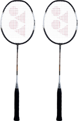 YONEX ZR 100LIGHT kit Black, Silver Strung Badminton Racquet(Pack of: 2, 85)