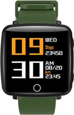 Lenovo Carme Smartwatch(Green Strap, Regular)
