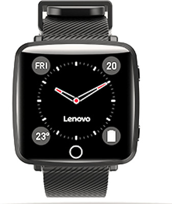 Lenovo Carme Smartwatch(Black Strap, Regular)