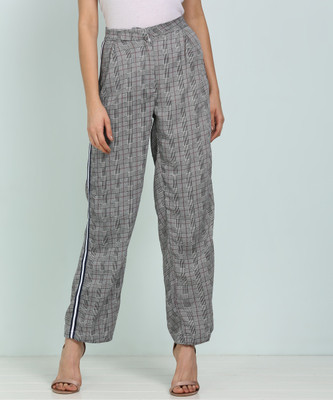 Tokyo Talkies Regular Fit Women White Trousers