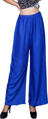 PinkCity Style Regular Fit Women Blue Trousers