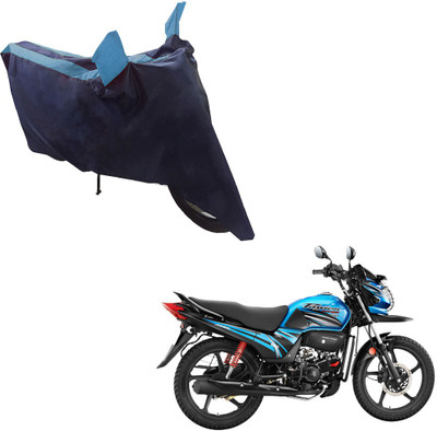 UrbanLifesylers Two Wheeler Cover for Hero(Passion Pro TR, Blue)