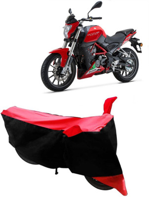 Gargi Traders Two Wheeler Cover for DSK Benelli(TNT 25, Red)