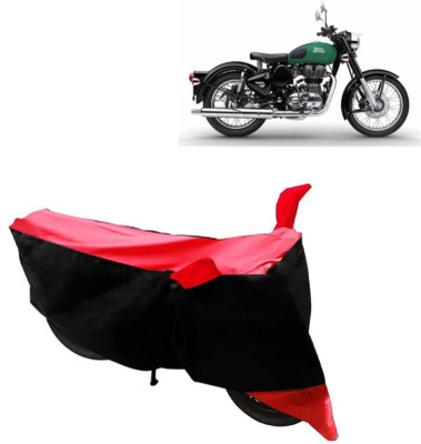 Gargi Traders Two Wheeler Cover for Royal Enfield(Twin, Red)