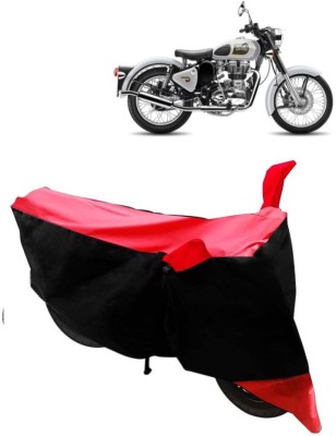 Gargi Traders Two Wheeler Cover for Royal Enfield(Classic 500, Red)