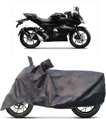 Akshita Enterprises Two Wheeler Cover for Suzuki(Gixxer SF, Black)