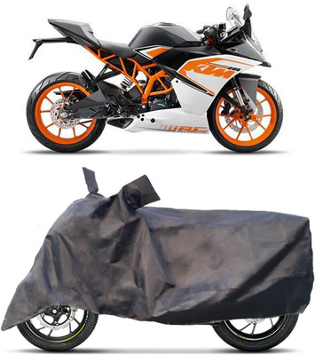 Akshita Enterprises Two Wheeler Cover for KTM(RC 200, Black)