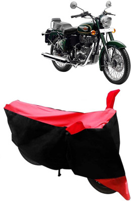 Gargi Traders Two Wheeler Cover for Royal Enfield(Bullet 500, Red)