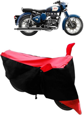 Gargi Traders Two Wheeler Cover for Royal Enfield(Bullet 350, Red)