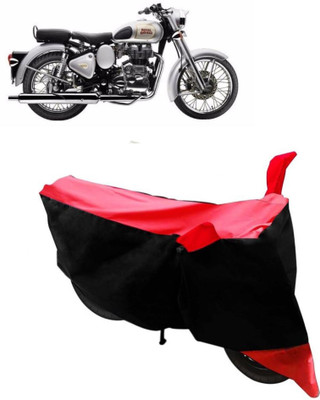 Gargi Traders Two Wheeler Cover for Royal Enfield(Classic 350, Red)