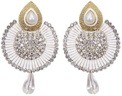 Styylo Jewels Diva Style Zircon Alloy Chandbali Earring