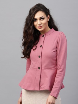 SASSAFRAS Full Sleeve Solid Women Jacket