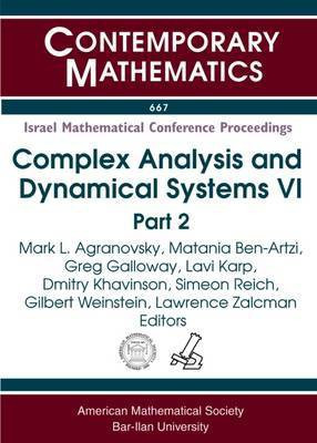 Complex Analysis and Dynamical Systems VI(English, Paperback, unknown)