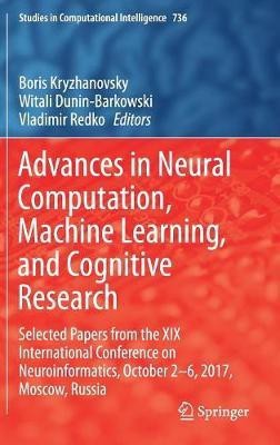 Advances in Neural Computation, Machine Learning, and Cognitive Research(English, Hardcover, unknown)