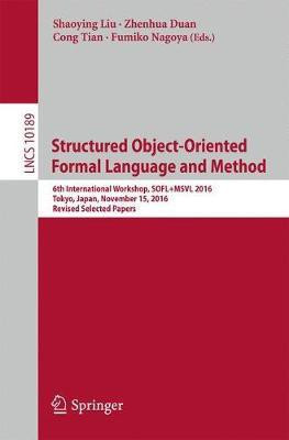 Structured Object-Oriented Formal Language and Method(English, Paperback, unknown)