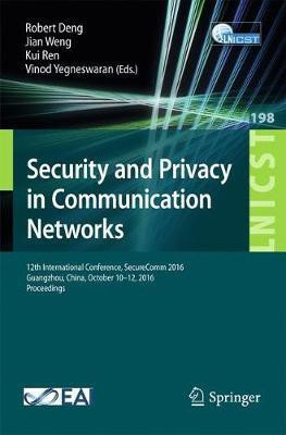 Security and Privacy in Communication Networks(English, Paperback, unknown)
