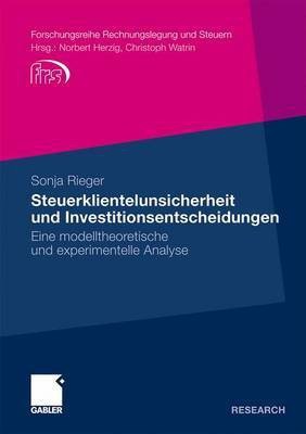 Steuerklientelunsicherheit Und Investitionsentscheidungen(English, Electronic book text, Rieger Sonja)