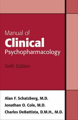 Manual of Clinical Psychopharmacology(English, Paperback, Schatzberg Alan F.)