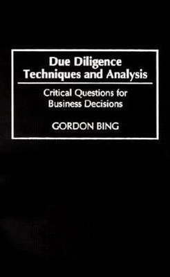 Due Diligence Techniques and Analysis(English, Hardcover, Bing Gordon)