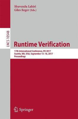 Runtime Verification(English, Paperback, unknown)