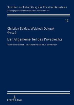 Der Allgemeine Teil des Privatrechts(German, Hardcover, unknown)