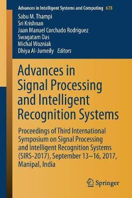 Advances in Signal Processing and Intelligent Recognition Systems(English, Paperback, unknown)