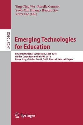 Emerging Technologies for Education(English, Paperback, unknown)