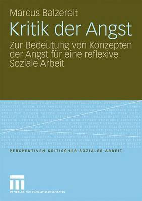 Kritik Der Angst(German, Electronic book text, Balzereit Marcus)