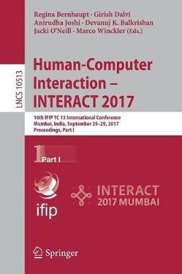 Human-Computer Interaction - INTERACT 2017(English, Paperback, unknown)