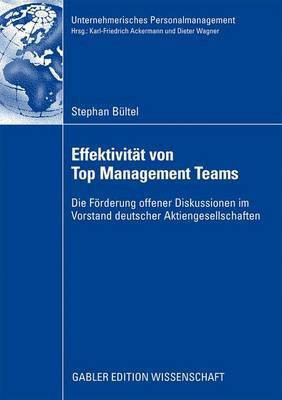 Effektivitat Von Top Management Teams(German, Electronic book text, unknown)