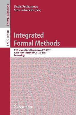 Integrated Formal Methods(English, Paperback, unknown)