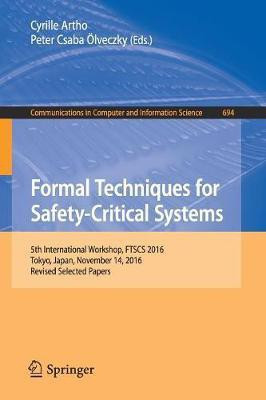 Formal Techniques for Safety-Critical Systems(English, Paperback, unknown)