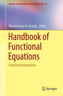 Handbook of Functional Equations; Functional Inequalities(English, Electronic book text, unknown)