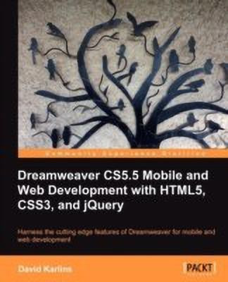 Dreamweaver CS5.5 Mobile and Web Development with HTML5, CSS3, and jQuery(English, Paperback, Karlins David)