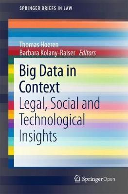 Big Data in Context(English, Paperback, unknown)