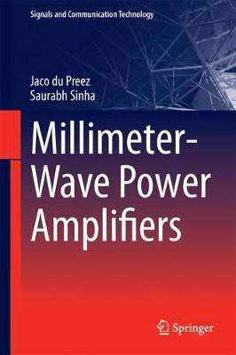 Millimeter-Wave Power Amplifiers(English, Hardcover, Du Preez Jaco)