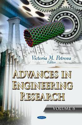 Advances in Engineering Research. Volume 8(English, Hardcover, unknown)
