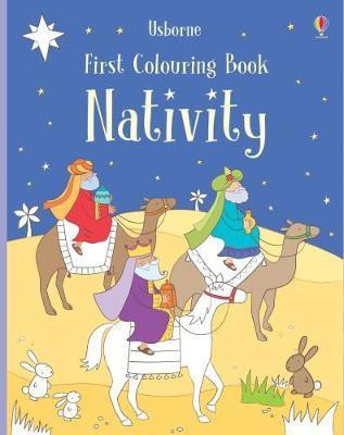 First Colouring Book Nativity(English, Paperback, Brooks Felicity)