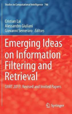 Emerging Ideas on Information Filtering and Retrieval(English, Hardcover, unknown)