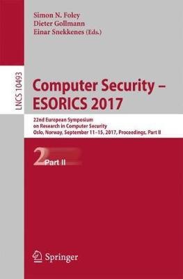 Computer Security - ESORICS 2017(English, Paperback, unknown)