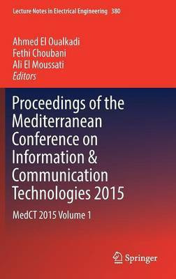 Proceedings of the Mediterranean Conference on Information & Communication Technologies 2015(English, Hardcover, unknown)