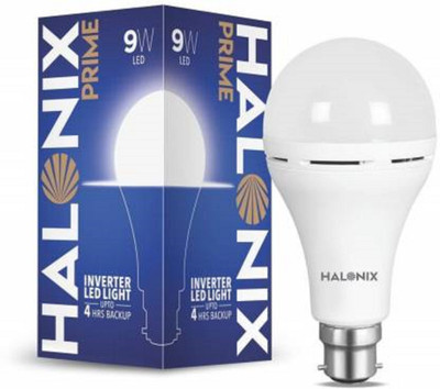 HALONIX  9 W Basic Round B22 LED Bulb(White)