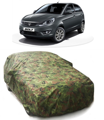 Gargi Traders Car Cover For Tata Bolt (With Mirror Pockets)(Blue, Green)
