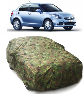 Gargi Traders Car Cover For Maruti Suzuki Swift Dzire (With Mirror Pockets)(Blue, Green)