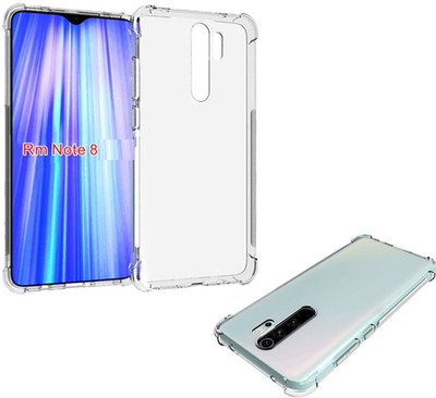 Aaralhub Back Cover for Mi Redmi Note 8 Pro(Transparent, Shock Proof)