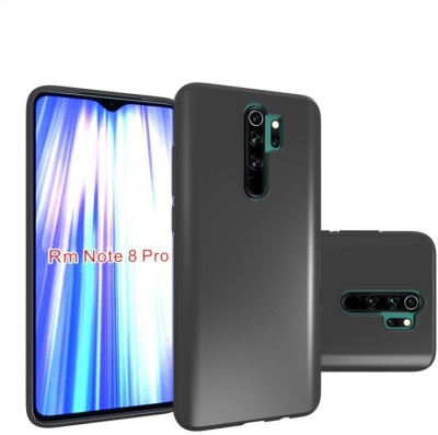 Aaralhub Back Cover for Mi Redmi Note 8 Pro(Black, Grip Case)